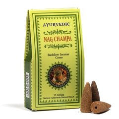 Ājurvēdas mugurkaula čiekuri Nag Champa, 30 g cena un informācija | Mājas aromāti | 220.lv