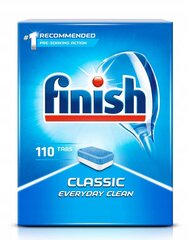 Finish Classic trauku mazgājamās mašīnas tabletes, 110 gab. цена и информация | Средства для мытья посуды | 220.lv