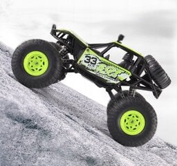 Tālvadības automašīna Rock Crawler RC Aig, zaļa цена и информация | Конструктор автомобилей игрушки для мальчиков | 220.lv