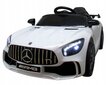 Vienvietīgs bērnu elektromobilis Mercedes GTR-S, balts цена и информация | Bērnu elektroauto | 220.lv