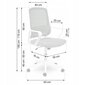 Biroja krēsls Sofotel Nice, pelēks cena un informācija | Biroja krēsli | 220.lv