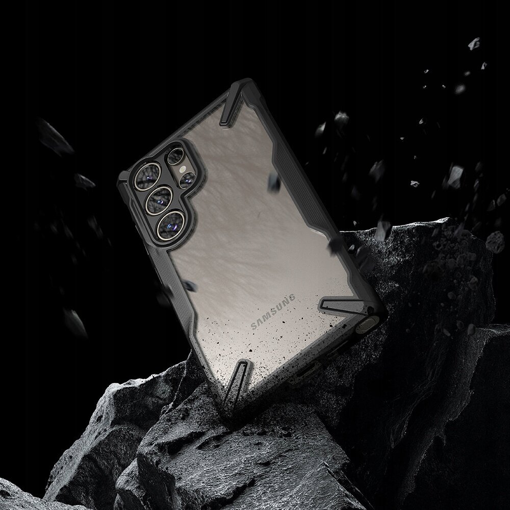 Ringke Fusion X Galaxy S24 Ultra melns cena un informācija | Telefonu vāciņi, maciņi | 220.lv