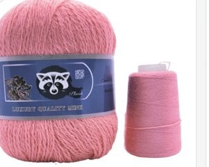 Нитки для вязания Mink Yarn Coomamuu Cashmere, 50 г + 20 г, 350 м, розовые цена и информация | Принадлежности для вязания | 220.lv