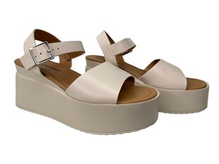 Sieviešu platformas sandales Seastar, bēšas cena un informācija | Sieviešu sandales | 220.lv