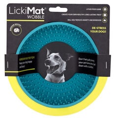 LickiMat Wobble bļoda, kas palēnina suņu barības uzņemšanu, zilā krāsa cena un informācija | Bļodas, kastes pārtikas | 220.lv