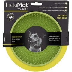 LickiMat Wobble bļoda, kas palēnina suņu barības uzņemšanu, zaļā krāsa cena un informācija | Bļodas, kastes pārtikas | 220.lv