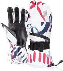 Лыжные перчатки Atercel, розово-белые цена и информация | Женские перчатки | 220.lv