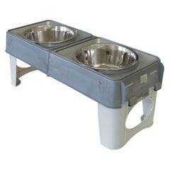 Saliekama suņu barības un ūdens bļoda 2 x 1500 ml cena un informācija | Bļodas, kastes pārtikas | 220.lv