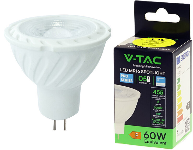 LED lampa 12V MR16/GU5.3/6W/445lm цена и информация | Spuldzes | 220.lv