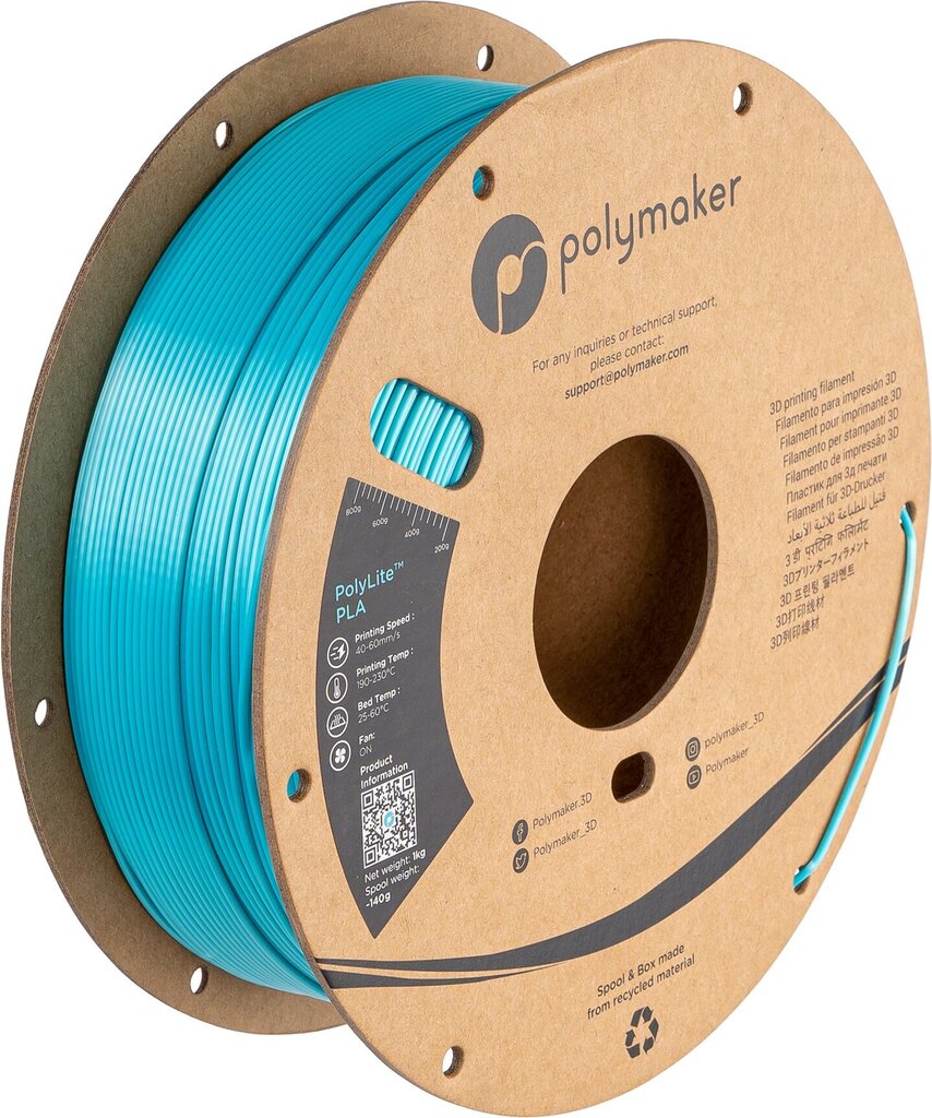 3D printera plastmasa Polymaker PolyLite PLA cena un informācija | Smart ierīces un piederumi | 220.lv