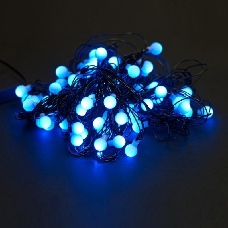 Ziemassvētku virtene, 80 LED, 12 m cena un informācija | Ziemassvētku lampiņas, LED virtenes | 220.lv