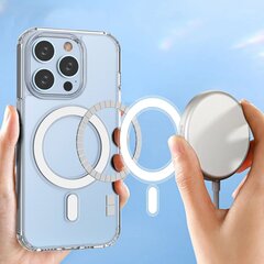Магнитный чехол MagSafe для iPhone 15 Pro Clear Magnetic Case - прозрачный цена и информация | Чехлы для телефонов | 220.lv