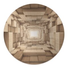 Apaļš aizsargājošs grīdas paklājs Decormat, Abstrakts koks, 100 cm цена и информация | Офисные кресла | 220.lv
