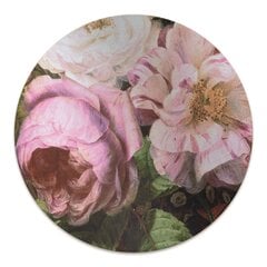 Apaļš aizsargājošs grīdas paklājs Decormat, Dārza rozes, 100 cm cena un informācija | Biroja krēsli | 220.lv