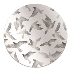 Apaļš aizsargājošs grīdas paklājs Decormat, Lidojošs putns, 100 cm cena un informācija | Biroja krēsli | 220.lv