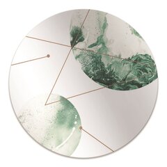 Apaļš aizsargājošs grīdas paklājs Decormat, Marmora mēneši, 100 cm cena un informācija | Biroja krēsli | 220.lv