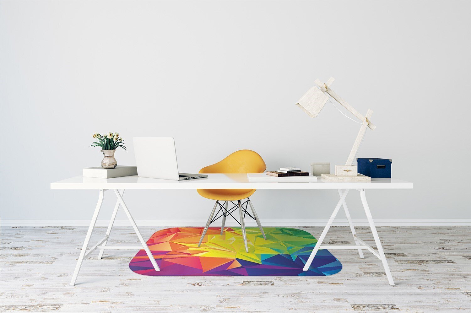 Aizsargājošs grīdas paklājs Decormat, Abstrakcijas krāsa, 120x90 cm cena un informācija | Biroja krēsli | 220.lv