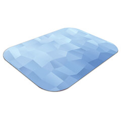 Aizsargājošs grīdas paklājs Decormat, Abstrakcijas zils, 100x70 cm cena un informācija | Biroja krēsli | 220.lv