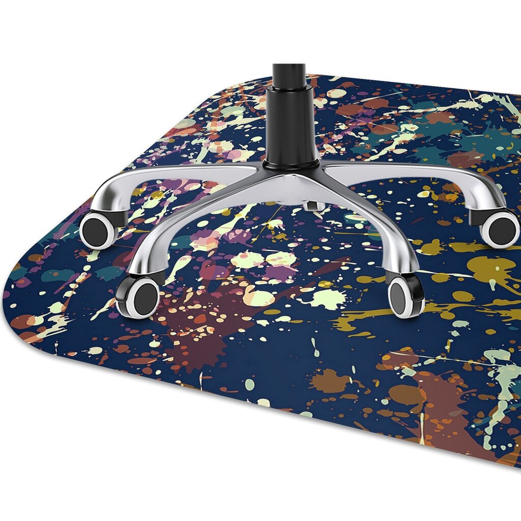 Aizsargājošs grīdas paklājs Decormat, Akvareļu traipi, 140x, 100 cm цена и информация | Biroja krēsli | 220.lv