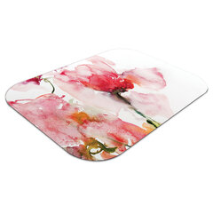 Aizsargājošs grīdas paklājs Decormat, Akvareļu ziedi, 100x70 cm cena un informācija | Biroja krēsli | 220.lv