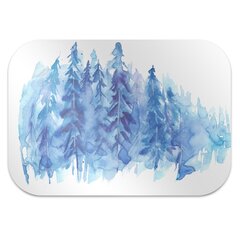 Aizsargājošs grīdas paklājs Decormat, Akvareļu ziemas mežs, 120x90 cm цена и информация | Офисные кресла | 220.lv