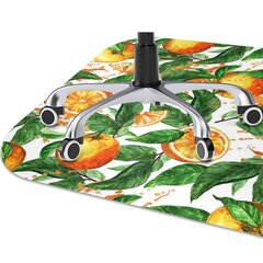 Aizsargājošs grīdas paklājs Decormat, Apelsīni, 100x70 cm cena un informācija | Biroja krēsli | 220.lv