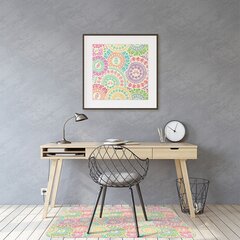 Aizsargājošs grīdas paklājs Decormat, Apļveida raksts, 100x70 cm cena un informācija | Biroja krēsli | 220.lv