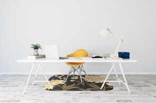 Aizsargājošs grīdas paklājs Decormat, Baltā peonija, 100x70 cm цена и информация | Офисные кресла | 220.lv