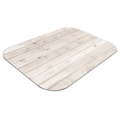 Aizsargājošs grīdas paklājs Decormat, Baltie dēļi, 120x90 cm цена и информация | Офисные кресла | 220.lv