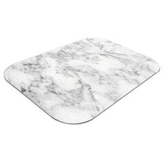 Aizsargājošs grīdas paklājs Decormat, Balts marmors, 100x70 cm cena un informācija | Biroja krēsli | 220.lv