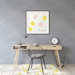 Aizsargājošs grīdas paklājs Decormat, Citroni, 120x90 cm cena un informācija | Biroja krēsli | 220.lv