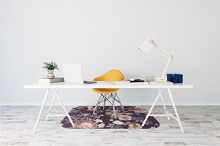 Aizsargājošs grīdas paklājs Decormat, Dārza ziedi, 100x70 cm cena un informācija | Biroja krēsli | 220.lv