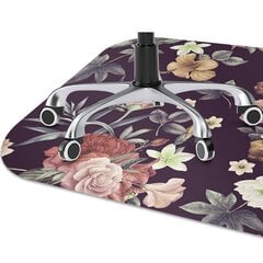 Aizsargājošs grīdas paklājs Decormat, Dārza ziedi, 120x90 cm cena un informācija | Biroja krēsli | 220.lv