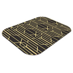 Aizsargājošs grīdas paklājs Decormat, Dzeltenas līnijas, 140x, 100 cm cena un informācija | Biroja krēsli | 220.lv