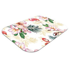 Aizsargājošs grīdas paklājs Decormat, flamingo ziedos, 140x, 100 cm cena un informācija | Biroja krēsli | 220.lv