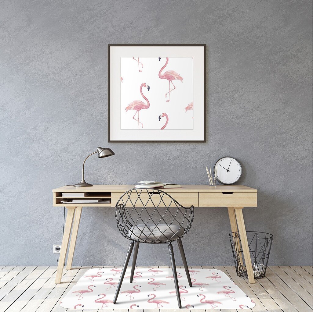 Aizsargājošs grīdas paklājs Decormat, flamingo, 140x, 100 cm cena un informācija | Biroja krēsli | 220.lv
