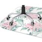 Aizsargājošs grīdas paklājs Decormat, Gaiši rozā ziedi, 120x90 cm cena un informācija | Biroja krēsli | 220.lv