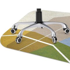 Aizsargājošs grīdas paklājs Decormat, Ģeometriskās figūras, 100x70 cm cena un informācija | Biroja krēsli | 220.lv