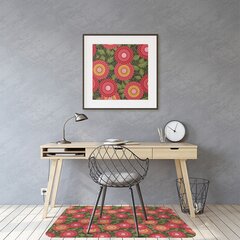 Aizsargājošs grīdas paklājs Decormat, Ģeometriski ziedi, 120x90 cm цена и информация | Офисные кресла | 220.lv
