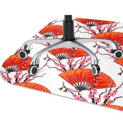 Aizsargājošs grīdas paklājs Decormat, Japāņu fani, 100x70 cm cena un informācija | Biroja krēsli | 220.lv