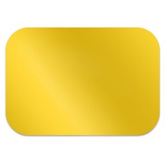 Aizsargājošs grīdas paklājs Decormat, Koši dzeltenā krāsā, 120x90 cm cena un informācija | Biroja krēsli | 220.lv