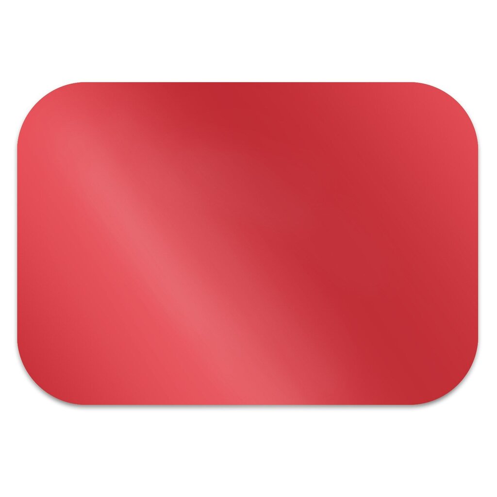 Aizsargājošs grīdas paklājs Decormat, Koši sarkanā krāsā, 100x70 cm cena un informācija | Biroja krēsli | 220.lv