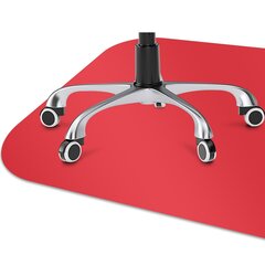 Aizsargājošs grīdas paklājs Decormat, Koši sarkanā krāsā, 140x, 100 cm цена и информация | Офисные кресла | 220.lv
