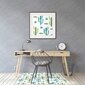 Aizsargājošs grīdas paklājs Decormat, Krāsots kaktuss, 100x70 cm цена и информация | Biroja krēsli | 220.lv