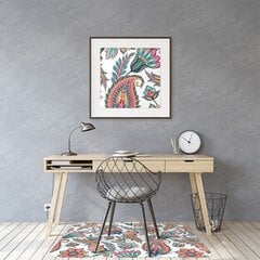 Aizsargājošs grīdas paklājs Decormat, Krāsu māksla, 120x90 cm cena un informācija | Biroja krēsli | 220.lv