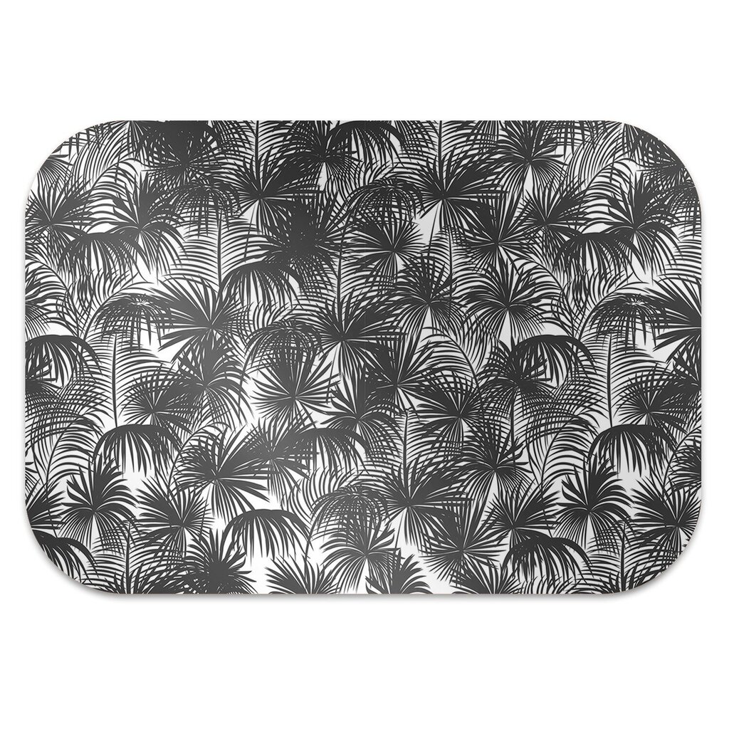 Aizsargājošs grīdas paklājs Decormat, Melna palma, 140x, 100 cm цена и информация | Biroja krēsli | 220.lv