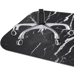 Aizsargājošs grīdas paklājs Decormat, Melnais marmors, 100x70 cm cena un informācija | Biroja krēsli | 220.lv