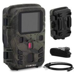 камера для леса с датчиком движения 5 МП F-HD IR LED LCD 2&quot; 20 м цена и информация | Видеокамеры | 220.lv