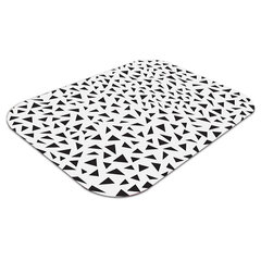 Aizsargājošs grīdas paklājs Decormat, Melnie trīsstūri, 140x, 100 cm cena un informācija | Biroja krēsli | 220.lv