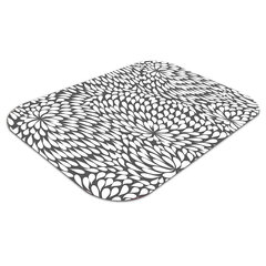 Aizsargājošs grīdas paklājs Decormat, Melns zieds, 140x, 100 cm cena un informācija | Biroja krēsli | 220.lv